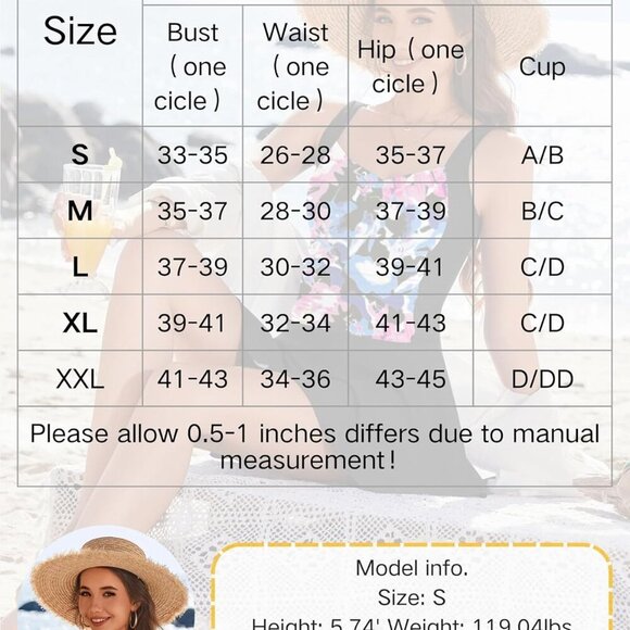 Brand New Swim Dress One Piece Bathing Suit in Navy Blue, Size Large, with Ruche - Picture 6 of 6